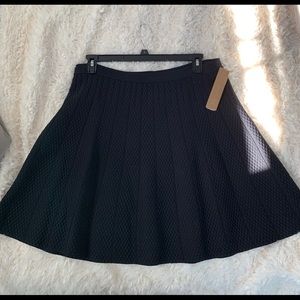 Rachel Roy Black Skater Skirt